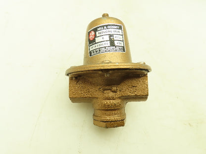 Bell & Gossett 110194 #6 Brass Pressure Reducing Valve 1/2" NPT 45 PSI Set