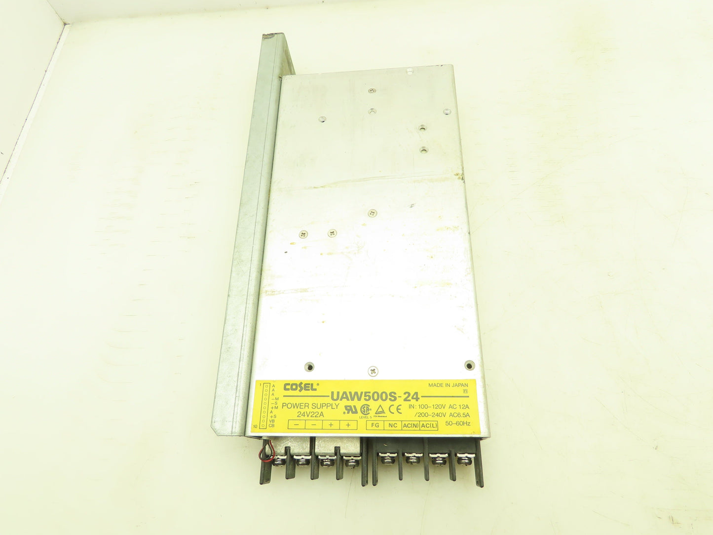 Cosel UAW500S-24 Power Supply 24VDC 22A Output 120/240VAC Input