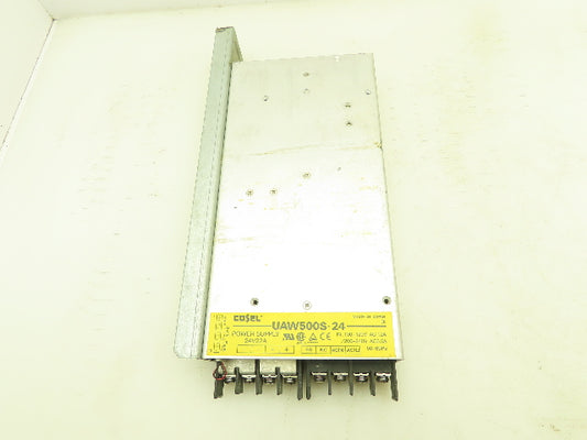 Cosel UAW500S-24 Power Supply 24VDC 22A Output 120/240VAC Input
