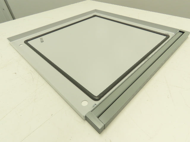 Hoffman X-T66 nVent Solid Top Steel Enclosure Panel 23.25x23.75" Gray