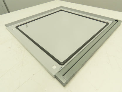 Hoffman X-T66 nVent Solid Top Steel Enclosure Panel 23.25x23.75" Gray