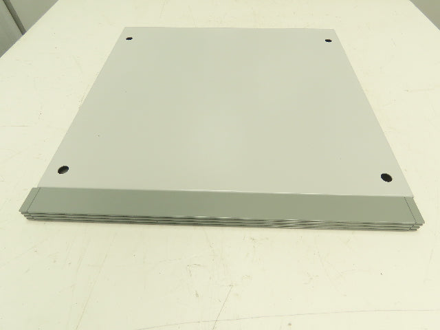 Hoffman X-T66 nVent Solid Top Steel Enclosure Panel 23.25x23.75" Gray