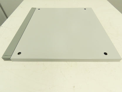 Hoffman X-T66 nVent Solid Top Steel Enclosure Panel 23.25x23.75" Gray