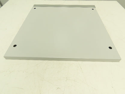 Hoffman X-T66 nVent Solid Top Steel Enclosure Panel 23.25x23.75" Gray