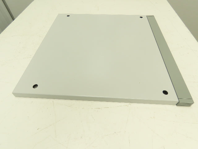 Hoffman X-T66 nVent Solid Top Steel Enclosure Panel 23.25x23.75" Gray