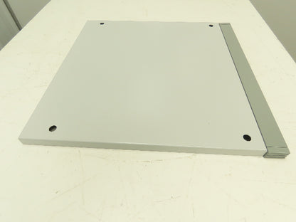 Hoffman X-T66 nVent Solid Top Steel Enclosure Panel 23.25x23.75" Gray