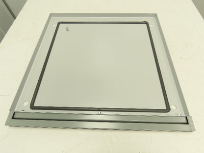 Hoffman X-T66 nVent Solid Top Steel Enclosure Panel 23.25x23.75" Gray