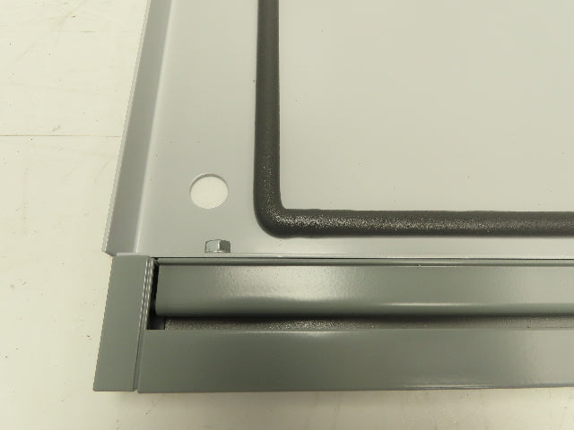 Hoffman X-T66 nVent Solid Top Steel Enclosure Panel 23.25x23.75" Gray