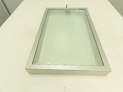 Rittal FT2760 Enclosure Plexiglass Hinged Access Viewing Window 14.75x23.5" Gray