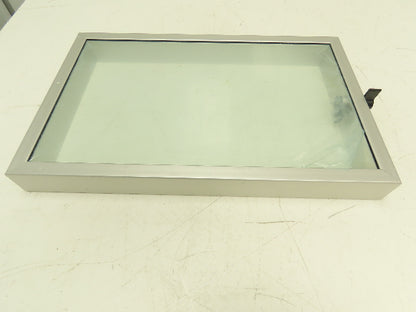 Rittal FT2760 Enclosure Plexiglass Hinged Access Viewing Window 14.75x23.5" Gray