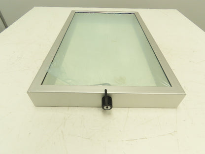 Rittal FT2760 Enclosure Plexiglass Hinged Access Viewing Window 14.75x23.5" Gray