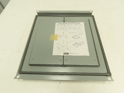 Hoffman X-GP66F Electrical Enclosure Fixed Steel Gland Plate 20x20" Type 12 Gray