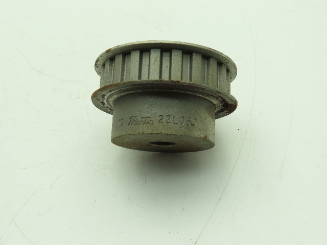 Martin 22L050 1/2" Plain Bore 22 Tooth 2.596" OD 1/2" Belt Width Lot of 2