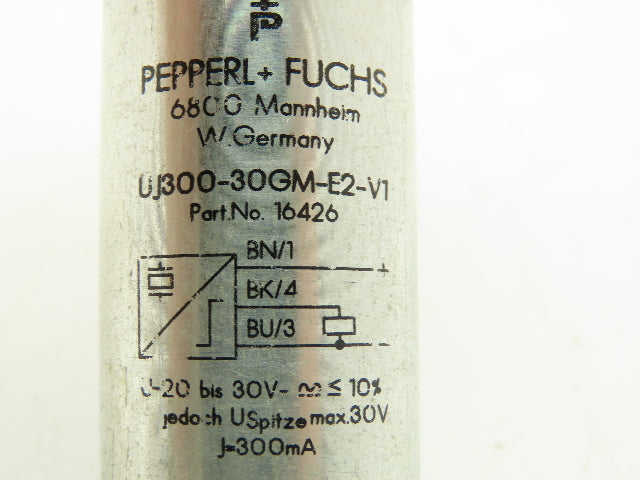 Pepperl Fuchs UJ300-30GM-E2-V1 Fuchs Proximity Switch Ultrasonic 16426