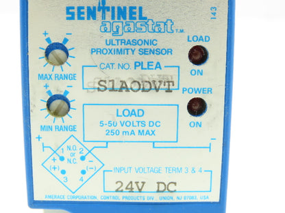 Sentinel Agastat S1AODVT Ultrasonic Proximity Sensor 24 VDC