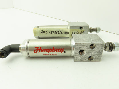 Humphrey 6-BFS-1 Double Acting Pneumatic Air Cylinder 1" Stroke Lot of 8