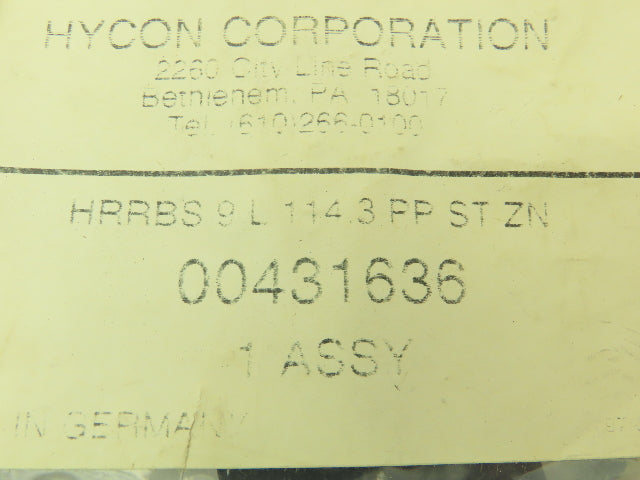 Hydac 00431636 U Bolt Assy HRRBS 9 L 114.3 PP ST ZN 4.75" ID M16 Lot of 11