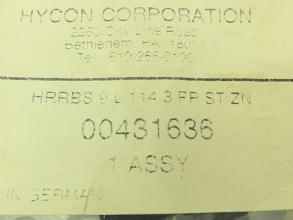 Hydac 00431636 U Bolt Assy HRRBS 9 L 114.3 PP ST ZN 4.75" ID M16 Lot of 11