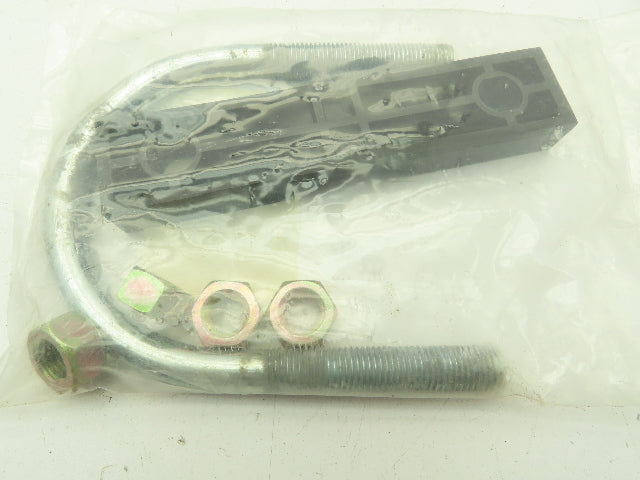 Hydac 00431636 U Bolt Assy HRRBS 9 L 114.3 PP ST ZN 4.75" ID M16 Lot of 11