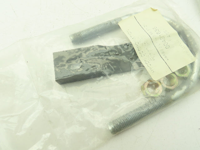Hydac 00431636 U Bolt Assy HRRBS 9 L 114.3 PP ST ZN 4.75" ID M16 Lot of 11