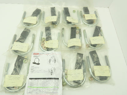 Hydac 00431636 U Bolt Assy HRRBS 9 L 114.3 PP ST ZN 4.75" ID M16 Lot of 11