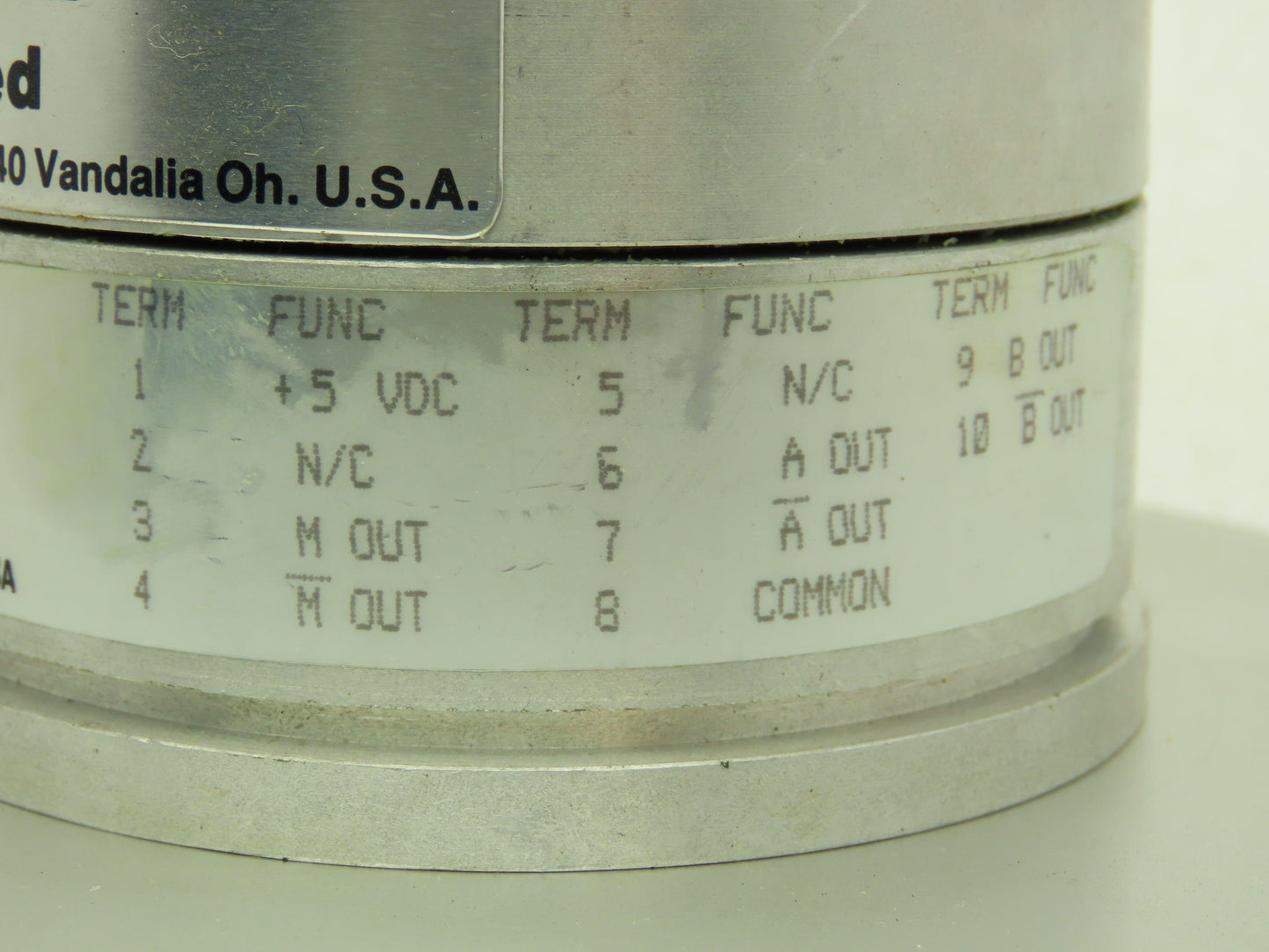 Datametrics EX-DM-2000-5LD-C Optical Encoder NEMA 4 Enclosure Lucas Ledex