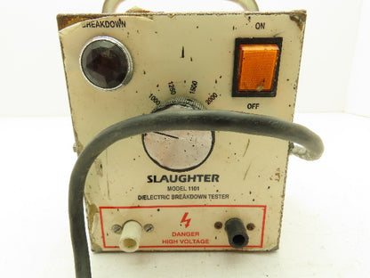 Slaughter 1101  Dielectric Breakdown AC Hipot Tester 2.5 kV