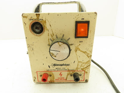 Slaughter 1101  Dielectric Breakdown AC Hipot Tester 2.5 Kv