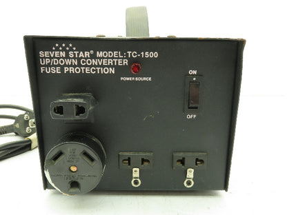 Seven Star TC-1500 Voltage Converter Step Up/Down Transformer 1500W 120/240V