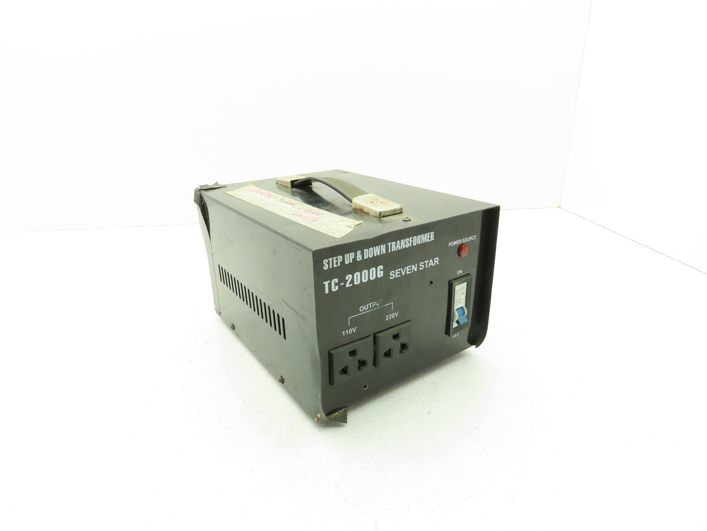 Seven Star TC-2000G Voltage Converter Step Up/Down Transformer 2000W 120/240V