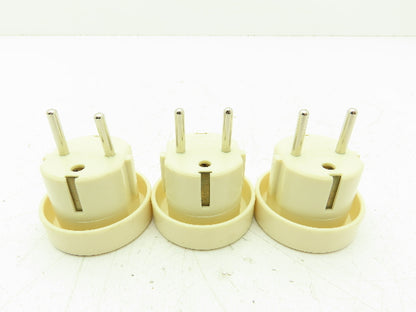 Korjo KA EU European Travel Adaptor Plug Outlet 2/3 Prong 10A 240V