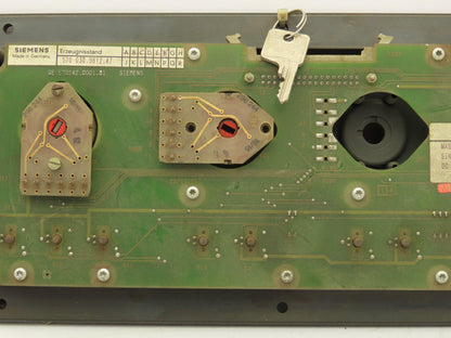 Siemens 6FC3986-3EG20 Sinumerik Control Panel Keyed Parts Only