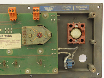 Siemens 6FC3986-3DD20 Sinumerik Control Panel Keyed