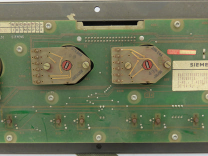 Siemens 6FC3986-3DD20 Sinumerik Control Panel Keyed
