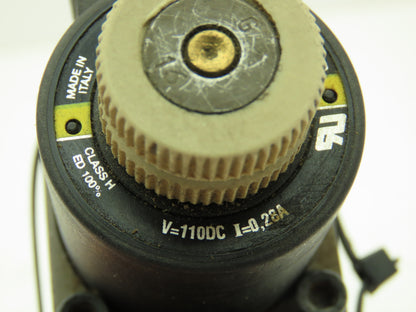 Atos DHU-0710/18 Hydraulic Directional Control Solenoid Valve 4/3-Pos 110VDC