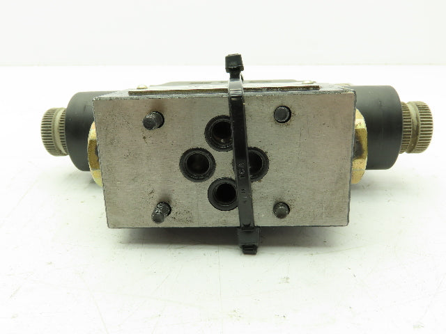 Atos DHU-0710/18 Hydraulic Directional Control Solenoid Stack Valve 3-Pos 110VDC