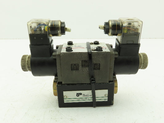 Atos DHU-0710/18 Hydraulic Directional Control Solenoid Stack Valve 3-Pos 110VDC
