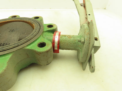 5" Butterfly Valve 8 Lug w/Handle 200 WOG