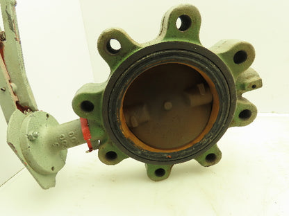 5" Butterfly Valve 8 Lug w/Handle 200 WOG
