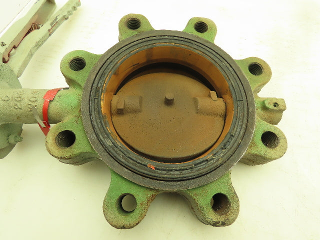 5" Butterfly Valve 8 Lug w/Handle 200 WOG