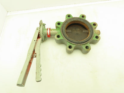 5" Butterfly Valve 8 Lug w/Handle 200 WOG