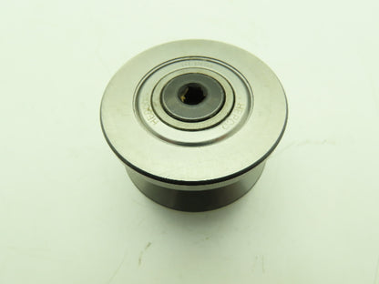 Hepco 2-1/2"x 1-3/8" V-Groove Bearing Track Roller M10 x 1.5 Female Thread