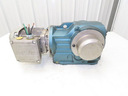 Sew Eurodrive KT57TDT71D6 Helical Gearmotor .33Hp 1100 RPM 460V 3PH 145:1 Ratio