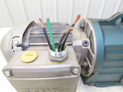 Sew Eurodrive KT57TDT71D6 Helical Gearmotor .33Hp 1100 RPM 460V 3PH 145:1 Ratio