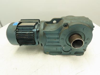 SEW Eurodrive KT57TDT71D6 Helical Gearmotor .33Hp 1130 RPM 460V 3PH 145:1 Ratio