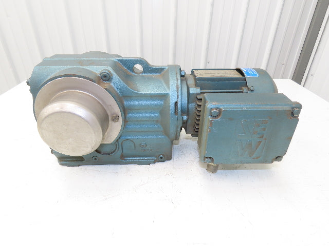 SEW Eurodrive KT57TDT71D6 Helical Gearmotor .33Hp 1130 RPM 460V 3PH 145:1 Ratio