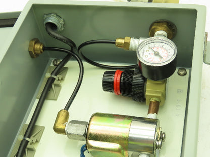 Air Line Regulator 3-Way Solenoid Valve Control Station Enclosure 220V