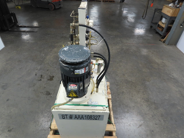 Parker 45 Gal. Hydraulic Power Unit,2 Hp Motor, 3 Pump Stack 460v 3ph