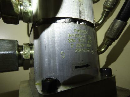 Parker 45 Gal. Hydraulic Power Unit,2 Hp Motor, 3 Pump Stack 460v 3ph