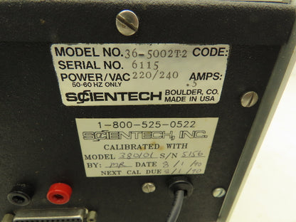 Scientech 36-5002T2 Power And Energy Meter 365 Display 220V 0.5A 60Hz